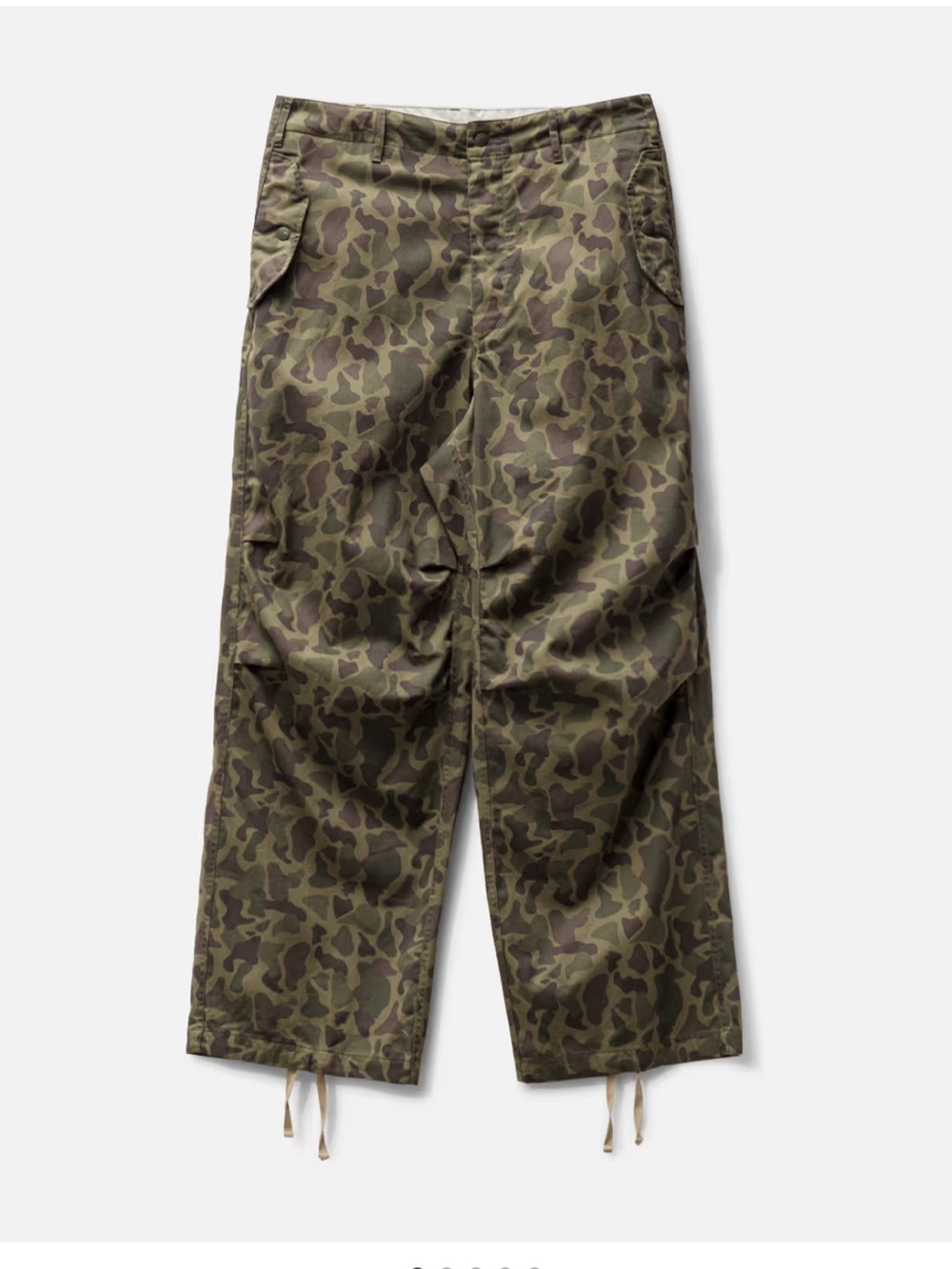 Engineered Garments Olive Camo Over Pant Large